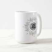 Widder Schafsbock glücklicher März-Geburtstag Apri Kaffeetasse (VorderseiteRechts)