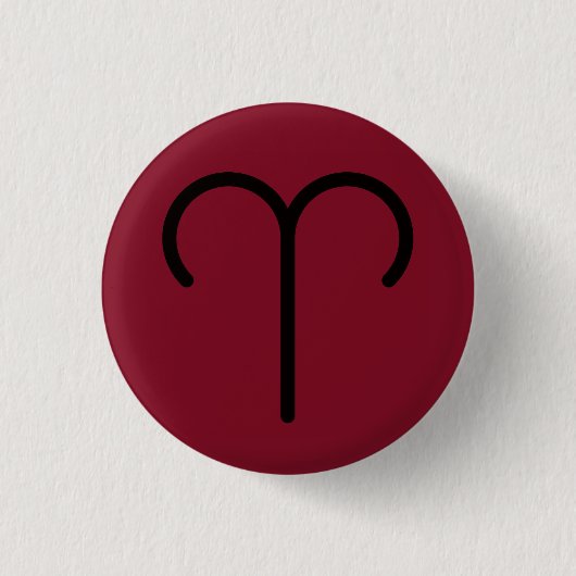 Widder-Schaltfläche Button (Vorderseite)