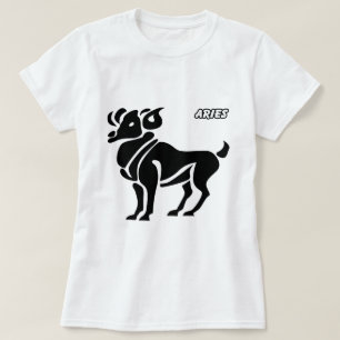 WIDDER-SCHWARZWEISS-HOROSKOP-PRODUKTE T-Shirt