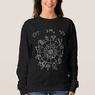 Widder Sonne Skorpion Mond Steinbock Aszendent Ast Sweatshirt
