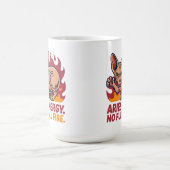 Widder Sphynx-Katze Feuer Sternzeichen Energie Kun Kaffeetasse (Mittel)