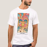 Widder-Sternzeichen Abstrakte Kunst Vintage