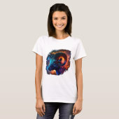 Widder-Sternzeichen Basic T-Shirt für Frauen (Vorne ganz)