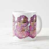 Widder Sternzeichen Geburtstag Jumbo-Tasse (Vorderseite Rechts)