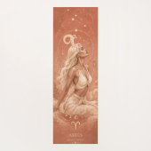 Widder Sternzeichen Göttin Yoga-Matte Yogamatte (Rückseite)