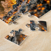 Widder-Sternzeichen mit Krieger und anstürmendem W Puzzle (Seite)