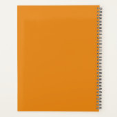 Widder-Sternzeichen Pop Art Retro-Widder-Illustrat Planer (Rückseite)
