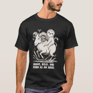 Widder Sternzeichen Soth Tapfer Kühn Und Als Widde T-Shirt