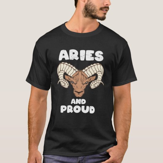 Widder Sternzeichen T-Shirt (Vorderseite)