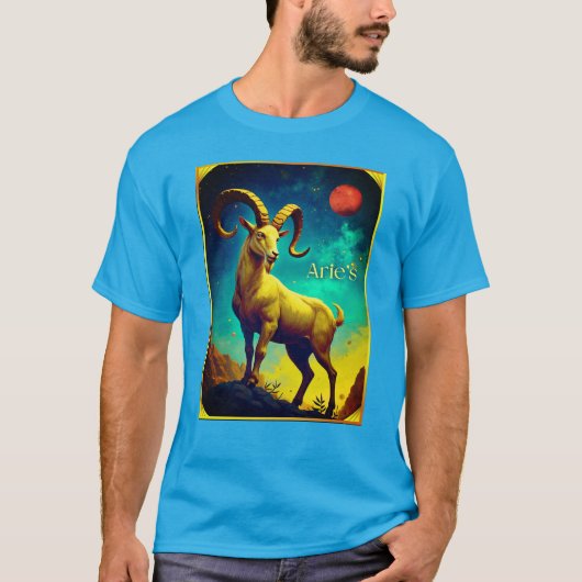 Widder Sternzeichen T-Shirt (Vorderseite)