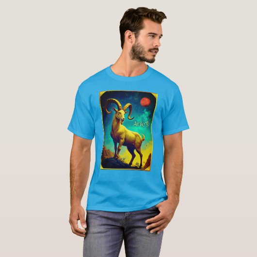 Widder Sternzeichen T-Shirt (Vorne ganz)