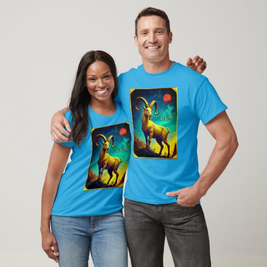 Widder Sternzeichen T-Shirt (Unisex)