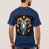 Widder-Sternzeichen T-Shirt (Rückseite)