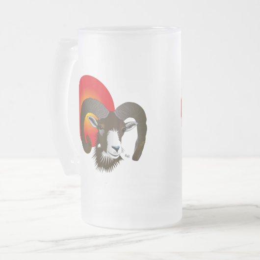 Widder - Sternzeichen Tasse (Vorderseite Links)