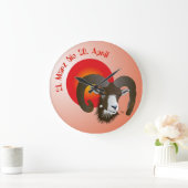 Widder - Sternzeichen Uhr (Zuhause)