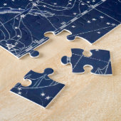 Widder-Sternzeichen-Vintage-Illustration Puzzle (Seite)
