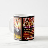 Widder-Stierspitzenastrologie Kaffeetasse (Vorderseite Links)