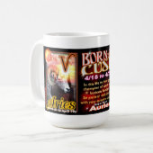 Widder-Stiertierkreis Spitze 15-Unze-große Tasse (Vorderseite Links)