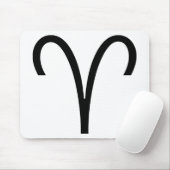 Widder Symbol Widder Tierkreiszeichen Mousepad (Mit Mouse)