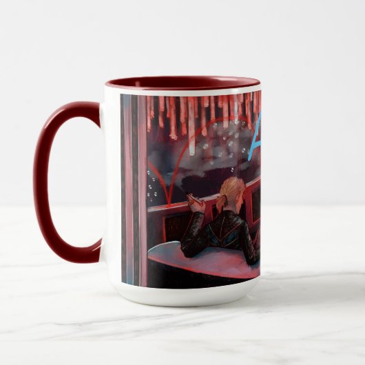 Widder-Tasse - das rote Band Tasse (Links)