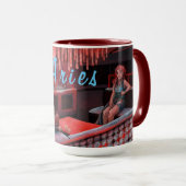 Widder-Tasse - das rote Band Tasse (VorderseiteRechts)