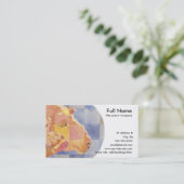 Widder-Tierkreis Visitenkarte (Stehend Vorderseite)