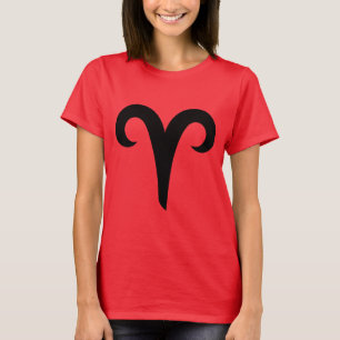 Widder-Tierkreis-Zeichen-Horoskop-Symbol T-Shirt