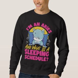 Widder Tierkreiszeichen Ich Bin Ein Widder Und Was Sweatshirt