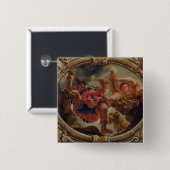 Widder, von den Zeichen des Tierkreises Button (Vorne & Hinten)