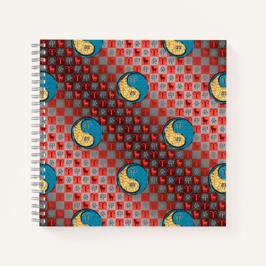 Widder & Wasser Kaninchen Notizblock (Vorderseite)