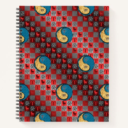 Widder & Wasser Kaninchen Notizblock (Vorderseite)