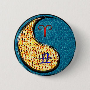 Widder & Wasserbüffel Button