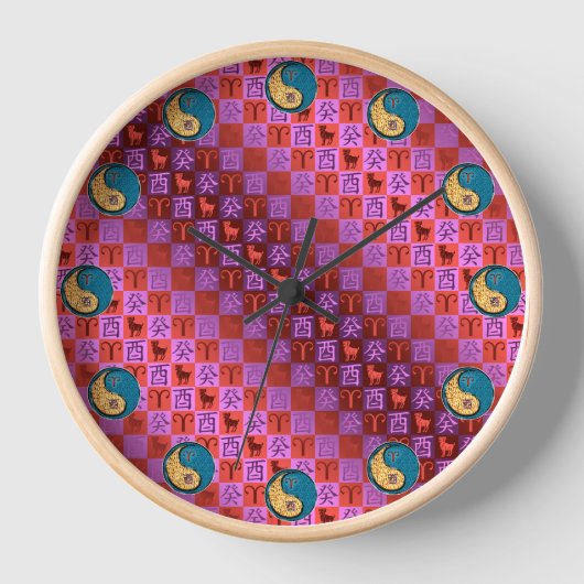 Widder & Wasserhahn Uhr (Vorderseite)