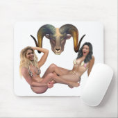 WIDDER WEIBLICHES KITZELN RINGEN MOUSEPAD (Mit Mouse)