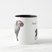 Widder-WeihnachtsTasse Tasse (Zentrum)