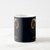 Widder-Widder-Symbol Starke Tapferkeit Astrologie- Kaffeetasse (Mittel)