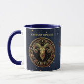 Widder-Zodiac-Symbol Tasse (Links)
