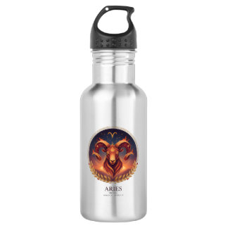 Widder-Zodiac-Wasserflasche Edelstahlflasche