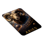 Widder-Zodiac-Widder-Himmels-Astrologie-Symbol Magnet (Rechte Seite)