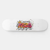 Widder-Zodiak-Graffiti  Skateboard (Horizontal)