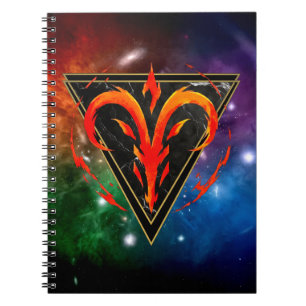 Widder Zodiaque Geschenk Astrologie Notizblock