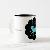 Widder Zweifarbige Tasse (Vorderseite Links)