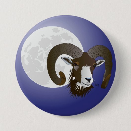 Widdertasten Button (Vorderseite)