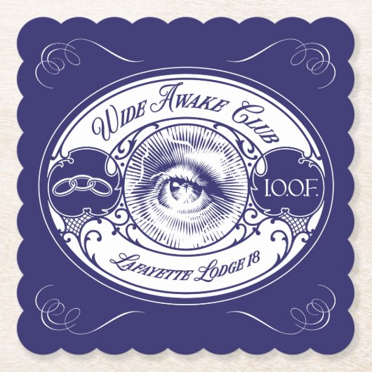 Wide Awake Club Achterbahn Untersetzer (Vorderseite)