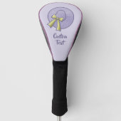 Wide Brimmed Hat Lilac Golf Headcover (Vorderseite)