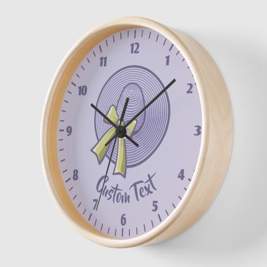 Wide Brimmed Hat Lilac Uhr (Winkel)