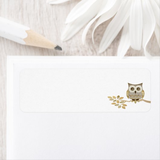 Wide Eyes Owl im Baumlabel (Insitu)