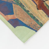 Wide Lands der Navajo von Maynard Dixon Fleecedecke (Ecke)