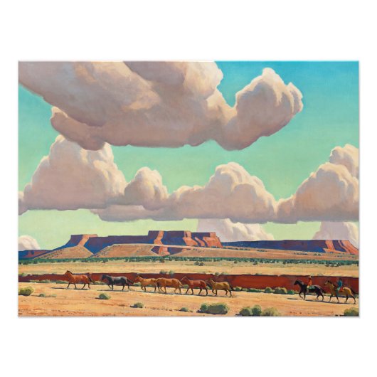 Wide Lands der Navajo von Maynard Dixon Fotodruck (Vorne)