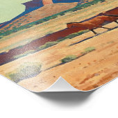 Wide Lands der Navajo von Maynard Dixon Fotodruck (Ecke)